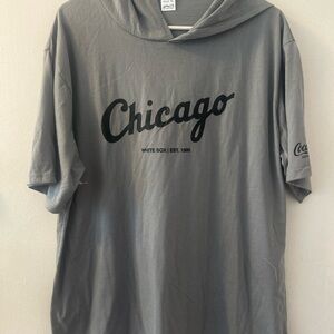 Chicago White Sox Gray Hooded T-Shirt